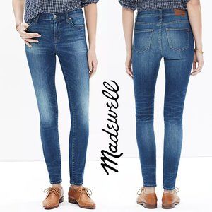 Madewell 9" High Riser Skinny Jeans Dayton Wash Size 24